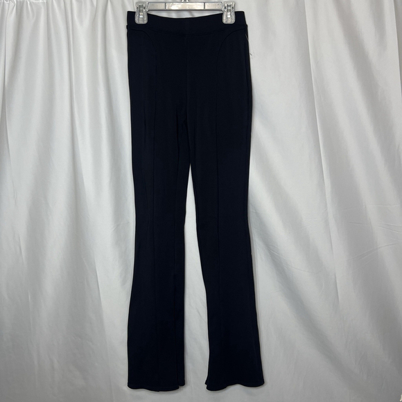 ALO Yoga Pants - Alo Yoga Size XS High Waist 7/8 Zip It Flare Legging Pants Black Athletic Sport